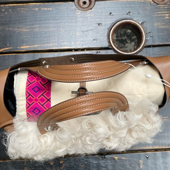 Tory Burch Rory Shearling Mini Tote with Dust Bag - Picture 8 of 17